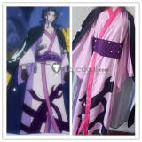 One Piece Sniper Izou Pink Kimono Cosplay Costume