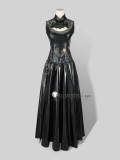 Final Fantasy XIV FF14 FFXIV YoRHa Type-51 Robe Casting Black Cosplay Costume