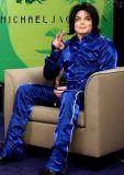 Michael Jackson Invincible Blue Cosplay Costume