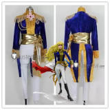 The Rose of Versailles Oscar Francois de Jarjeyes Blue Cosplay Costume