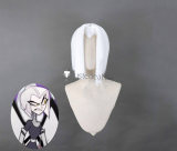 Hazbin Hotel Niffty Vaggie Lute Emily Silver White Pink Red Styled Cosplay Wig