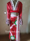 One Piece Boa Hancock Red Cosplay Costume