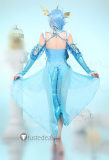Gijinka Gengar Flareon Vaporeon Blue Jumpsuit Swimsuit Purple Bunny Suit Cosplay Costume