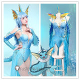 Gijinka Gengar Flareon Vaporeon Blue Jumpsuit Swimsuit Purple Bunny Suit Cosplay Costume