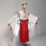 Senren Banka Tomotake Yoshino White Red Kimono Hitachi Mako Ninja Cosplay Costume