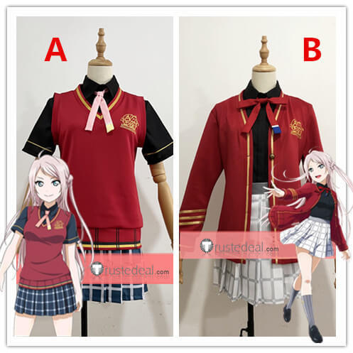 Love Live Nijigasaki High School Idol Club Lanzhu Zhong Winter Summer School Uniform Cosplay Costume