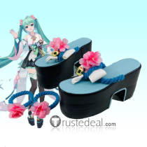 Onmyoji Hatsune Miku SSR Awakening Sakura Geta Cosplay Shoes