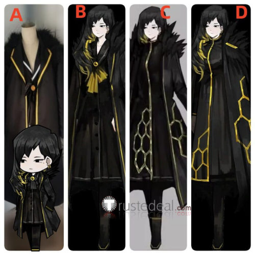 Library Of Ruina Binah Librarian Arbiter Black Cosplay Costume