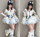 Futari wa Pretty Cure Max Heart Yukishiro Honoka Cure White Lolita Version Cosplay Costume