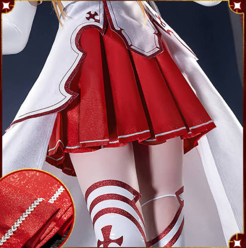 ChuShouMao Sword Art Online Asuna KoB Cosplay Costume