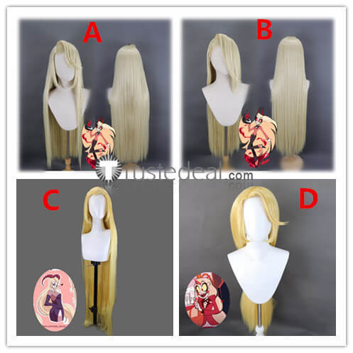 Charlotte Morningstar Charlie Magne Lilith Blonde Styled Cosplay Wig