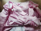 The Little Mermaid Princess Ariel Pink Dress Cosplay Costume