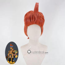 Final Fantasy X FF10 Wakka Orange Styled Cosplay Wig