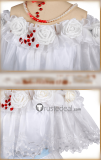 Identity V Bloody Queen Mary False Hope Water Mirror White Gown Cosplay Costume