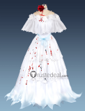 Identity V Bloody Queen Mary False Hope Water Mirror White Gown Cosplay Costume