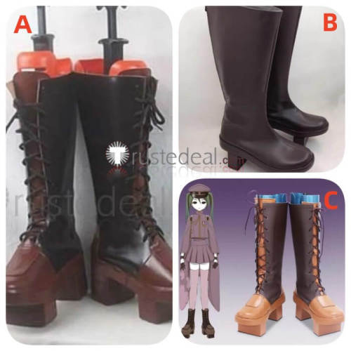 Vocaloid 2 Senbonzakura Hatsune Miku Kaito Cosplay Shoes Boots