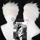 Tokyo Ghoul Kaneki Ken Boss Slicked Back Lace Front White Cosplay Wig Manga