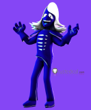 Deltarune Rouxls Kaard Duke of Puzzles Blue Cosplay Costume