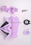Gijinka Eevee Espeon Fluffy Jumpsuit Bunny Sailor Suit Purple Cosplay Costume