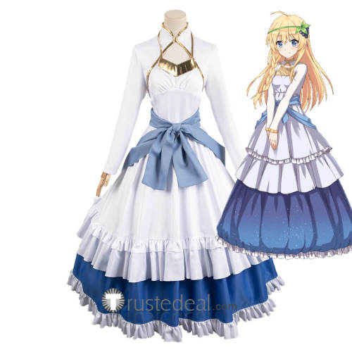 KonoSuba Gods Blessing on this Wonderful World Iris White Dress Cosplay Costume