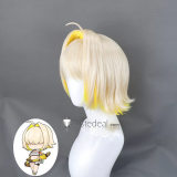 Goddess of Victory Nikke Elegg Abby Blonde Black Styled Cosplay Wig