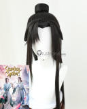 The Scum Villain's Self-Saving System Shen Qingqiu Luo Binghe Black Styled Lace Front Cosplay Wig