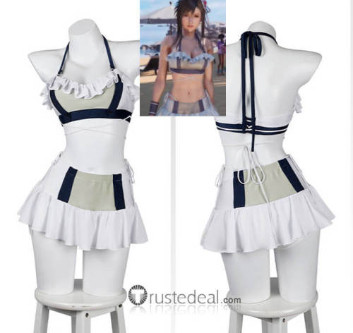 Final Fantasy 7 VII Rebirth FF7 Tifa Lockhart Aerith Gainsborough Swimsuit Cosplay Costume