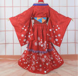 Zombie Land Saga Saga Jihen Saga Incident Yugiri Stage Red Kimono Cosplay Costume