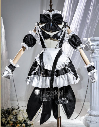 black and white maid dress Maid You Look Costume Set Black / MEDIUM