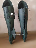 Commission Disney Twisted-Wonderland Lilia Vanrouge Right General's Armor Cosplay Shoes Boots