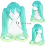 Vocaloid 2017 Snow Miku Hatsune Light Blue Yellow Cosplay Wig
