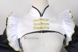 Goddess of Victory Nikke Blanc White Rabbit Black Cheongsam Kimono Cosplay Costume