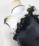 Goddess of Victory Nikke Blanc White Rabbit Black Cheongsam Kimono Cosplay Costume