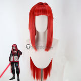 Limbus Company Gregor Yuri Ryoshu Black Red Styled Cosplay Wig