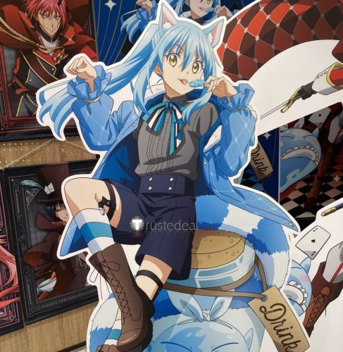 Tensei Shitara Slime Datta Ken Alice in Wonderland Rimuru Tempest Cosplay Tail Ears