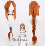 Sousou no Frieren Frieren Beyond Journey's End Flamme Ubel Heiter Lace Front Green Orange Cosplay Wig