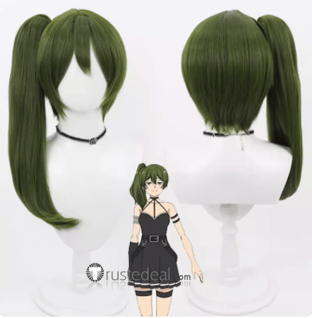 Sousou no Frieren Frieren Beyond Journey's End Flamme Ubel Heiter Lace Front Green Orange Cosplay Wig