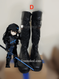 Limbus Company Don Quixote Yuri Dante W Corp. L3 Cleanup Agent Hong Lu Cosplay Shoes Boots