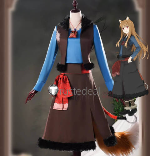 Spice and Wolf Holo Horo Blue Cosplay Costume