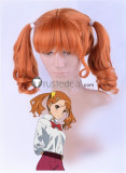 AnoHana The Flower We Saw That Day Naruko Anjou Anaru Orange Ponytails Cosplay Wig