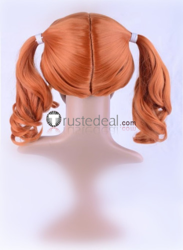 AnoHana The Flower We Saw That Day Naruko Anjou Anaru Orange Ponytails Cosplay Wig
