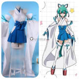 Mahou Shoujo ni Akogarete Gushing Over Magical Girls Minakami Sayo Verglas Maiden La Verita Miko Cosplay Costume
