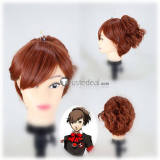 Shin Megami Tensei Persona 4 Naoto Shirogane Makoto Yuki Kotone Shiomi Hamuko Brown Blue Cosplay Wig