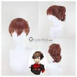 Shin Megami Tensei Persona 4 Naoto Shirogane Makoto Yuki Kotone Shiomi Hamuko Brown Blue Cosplay Wig