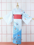 Tensei Shitara Slime Datta Ken Rimuru Tempest Blue Kimono Yukata Cosplay Costume