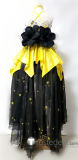 Sailor Moon Luna Yellow Black Cosplay Costume Gorgeous Version