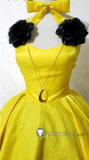 Sailor Moon Luna Yellow Black Cosplay Costume Gorgeous Version