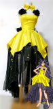 Sailor Moon Luna Yellow Black Cosplay Costume Gorgeous Version