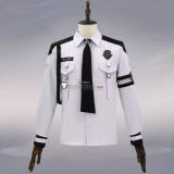 Love and Deepspace Xavier Shen Xinghui Evol Police White Black Uniform Cosplay Costume