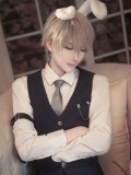Love and Deepspace Xavier Shen Xinghui Butler Rabbit Bunny Cosplay Costume